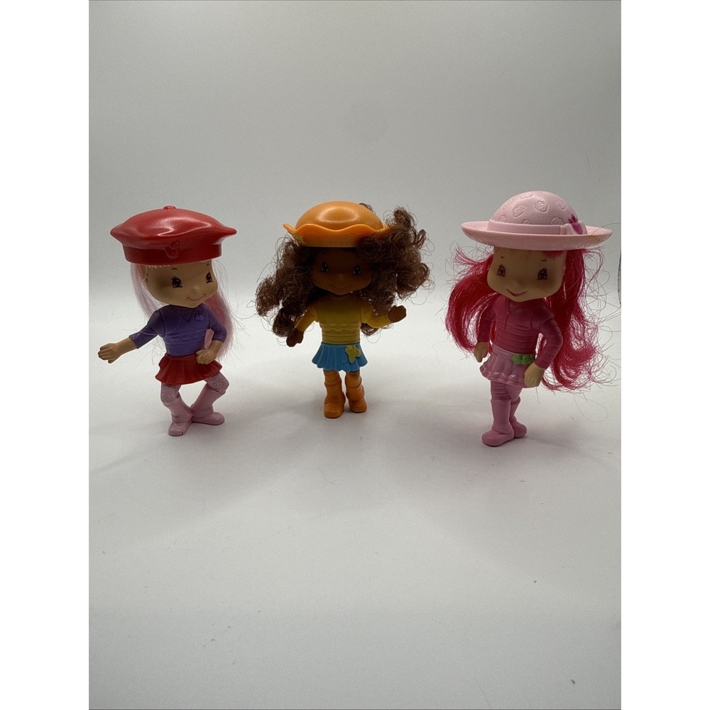 McDonald's Happy Meal Toys Strawberry Shortcake Lot Of 3 2007